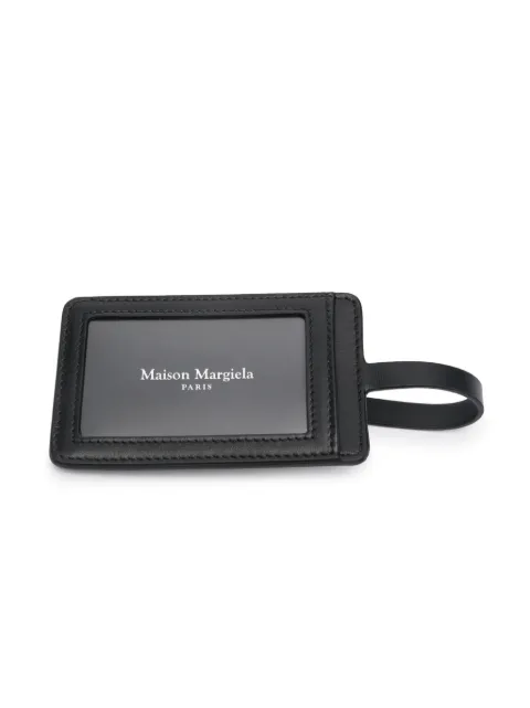 Maison Margiela four-stitch leather luggage tag Black SA1TZ0004P5929