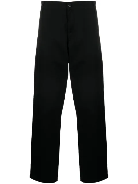 Carhartt WIP Calder mid-rise wide-leg twill trousers Black I030473