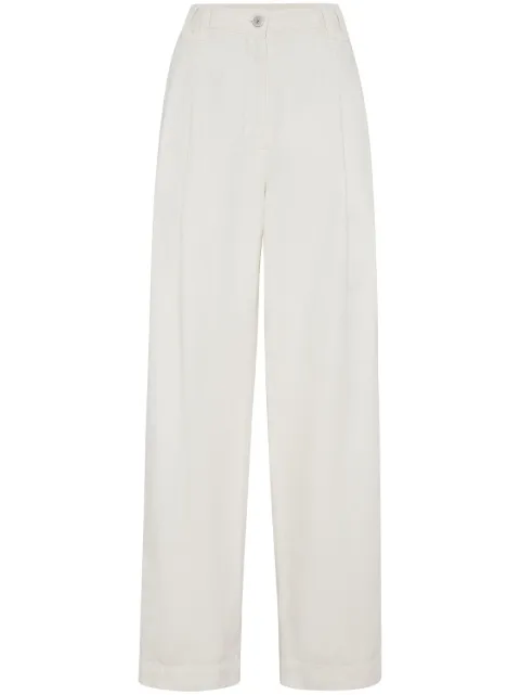 Brunello Cucinelli pleated trousers Pink ML996P5889C8739