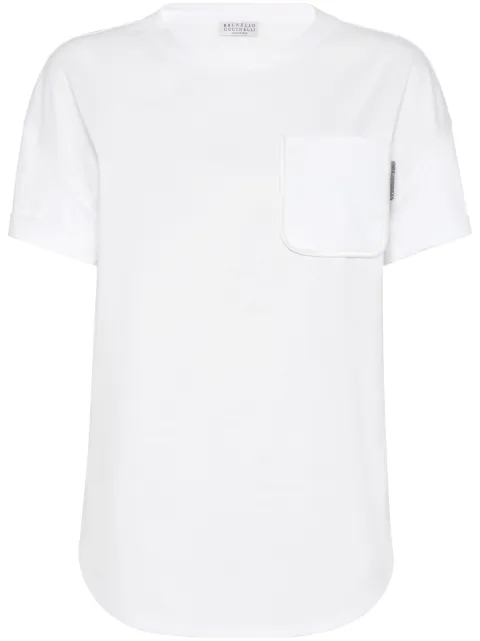 Brunello Cucinelli crew-neck cotton T-shirt White M0T81EH900C6159