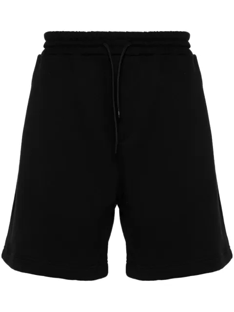 MSGM logo-print track shorts Black 3640MB76247000