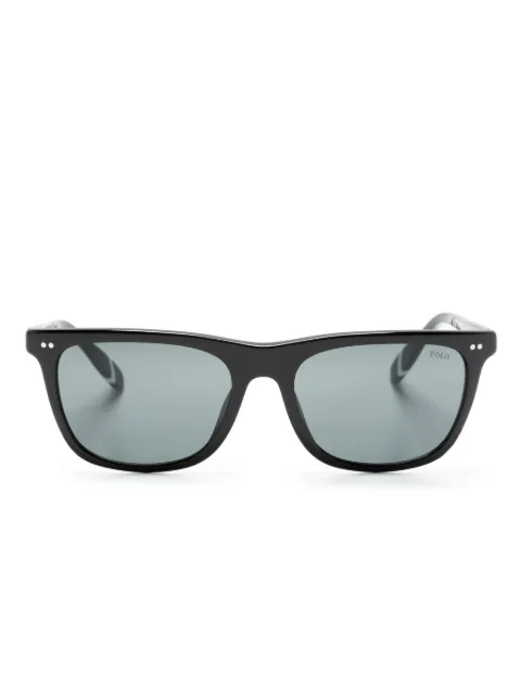 POLO RALPH LAUREN EYEWEAR tortoiseshell-detail square-frame sunglasses Black PH4205U
