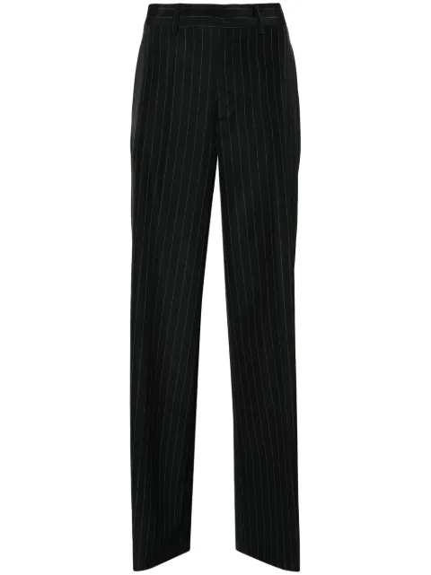 P.A.R.O.S.H. pinstripe wide-leg trousers Black RIGAD232283
