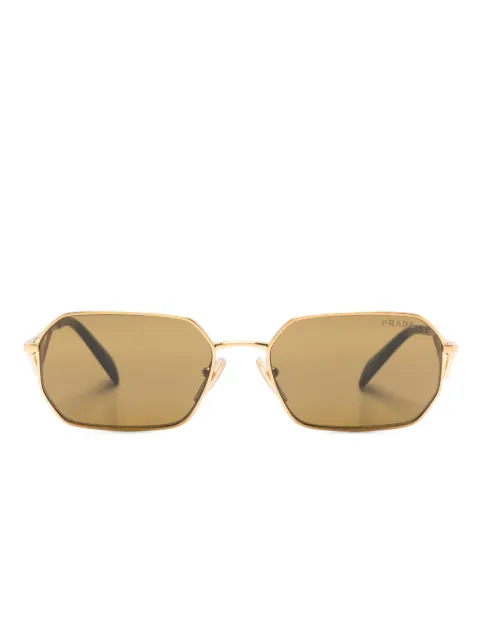 Prada Eyewear 0PR A51S hexagonal-frame sunglasses Gold PRA51S