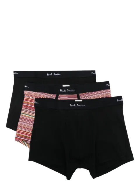 Paul Smith logo-waistband jersey boxers (pack of three) Black M1A914M3PKJ