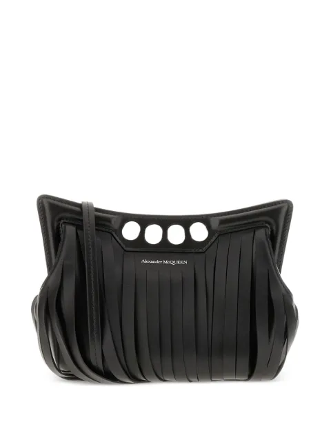 Alexander McQueen mini The Peak fringes bag Black 7759081Z1BB