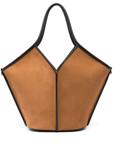 Hereu Calella leather tote bag Brown WBCASU