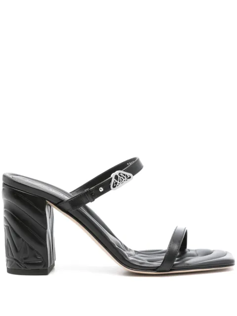 Alexander McQueen 85mm Seal sandals Black 780711WIEAB