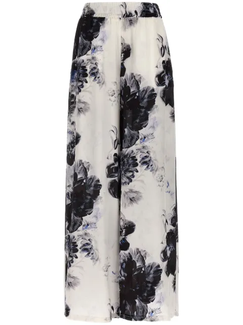 Alexander McQueen Chiaroscuro pajama trousers White 700838QZALG