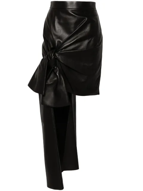 Alexander McQueen draped mini skirt Black 780910Q5AL1