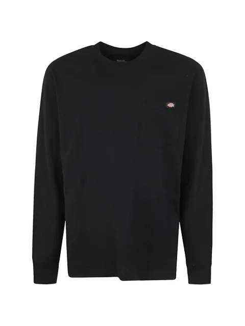 Dickies Construct logo-patch T-shirt Black DK0A4YGH