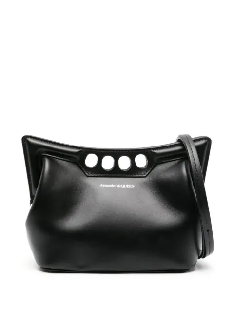 Alexander McQueen mini The Peak clutch bag Black 7759081BLLI