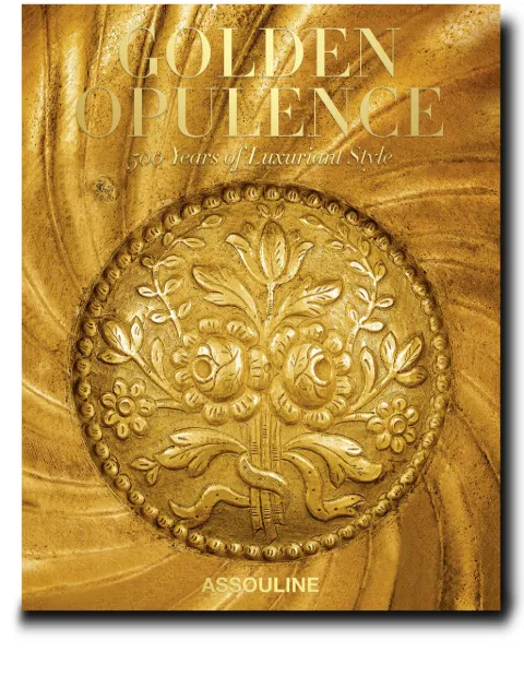 Assouline Golden Opulence: 500 Years of Luxuriant Style silk book Gold 9781649802859