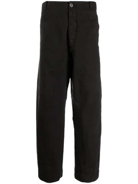 Transit mid-rise straight-leg trousers Grey CFUTRVF155