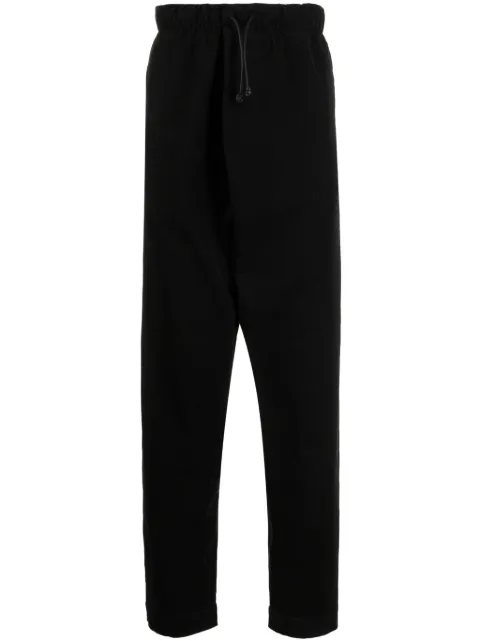 Transit drawstring tapered trousers Black CFUTRVB111BLK