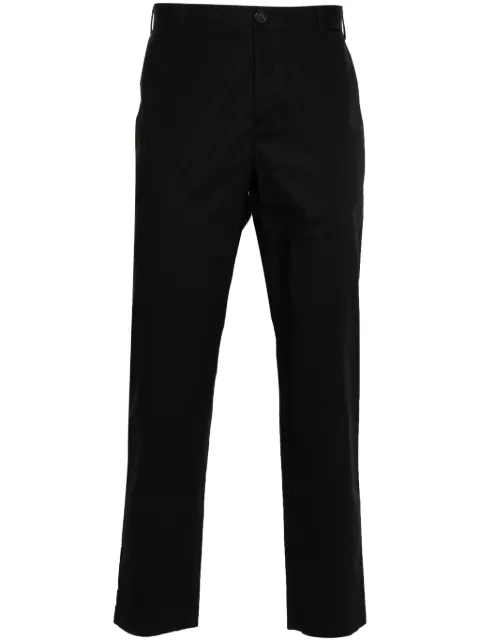 SANDRO poplin cotton trousers Black SHPPA01420