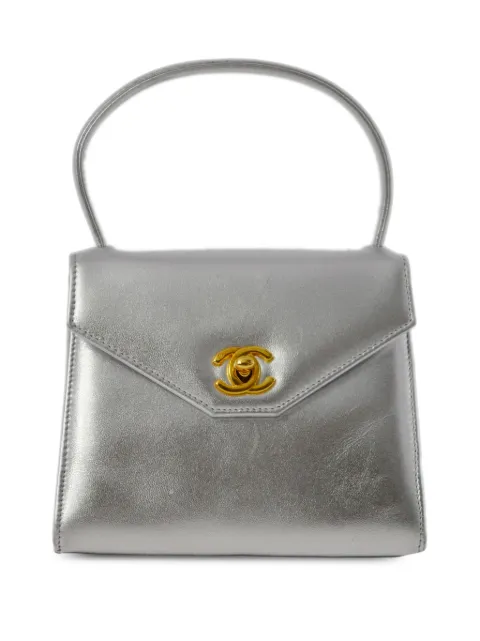 CHANEL Pre-Owned 1997 CC turn-lock handbag Silver 4752975
