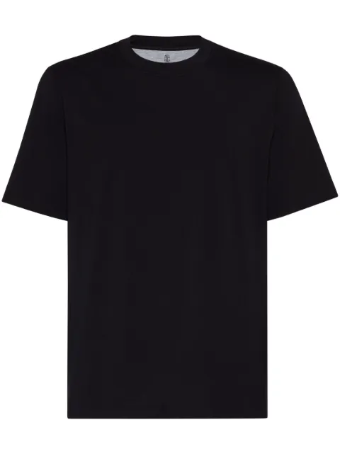 Brunello Cucinelli crew-neck cotton jersey T-shirt Black M0B131308C101