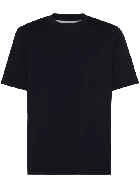Brunello Cucinelli crew-neck cotton jersey T-shirt Blue M0B131308C4425