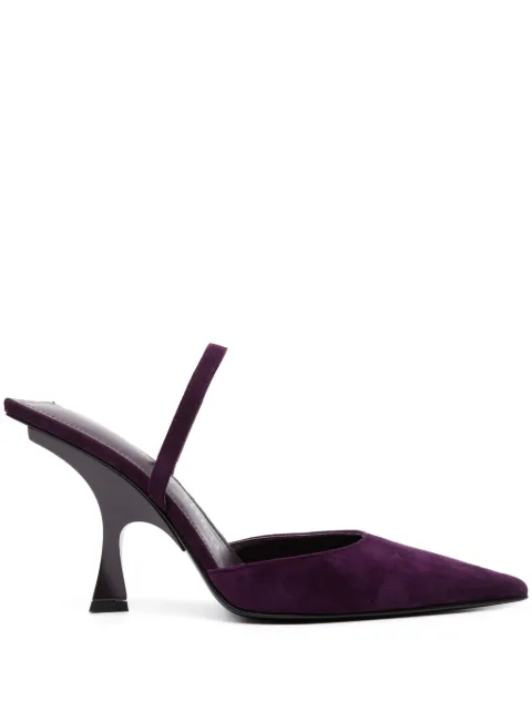 The Attico Ester 95mm slingback mules Purple 241WS790L007