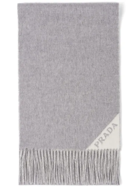Prada reversible cashmere scarf Grey 1FS0552COO