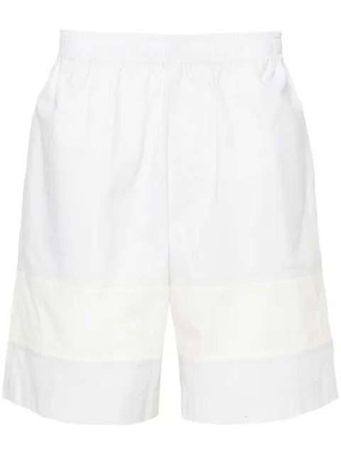 Craig Green Barrel cotton bermuda shorts White CGSS24CWOTRS16