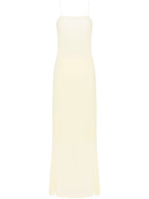 Jacquemus La robe Brezza slip dress Yellow 241DR1221555205