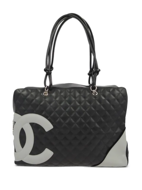 CHANEL Pre-Owned 2005 Cambon Ligne handbag Black 9798835