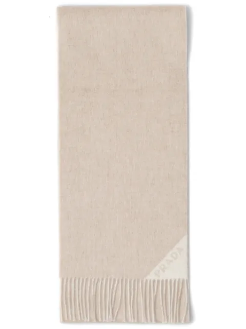 Prada reversible cashmere scarf Neutrals 1FS0552COO