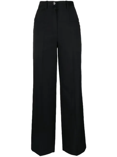 Sonia Rykiel straight wool tailored trousers Black P001LA01