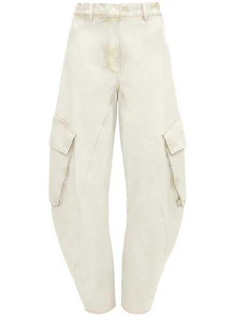 JW Anderson twisted cargo jeans Neutrals TR0346PG1476003