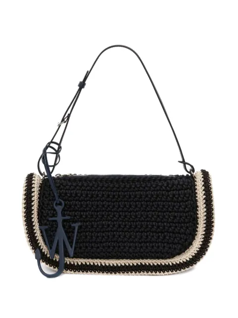 JW Anderson Bumper 15 crochet shoulder bag Blue HB0576FA0305888