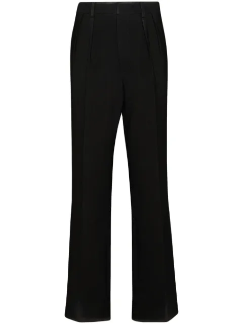 Maison Margiela straight-leg gabardine wool trousers Black S51KA0589S78075