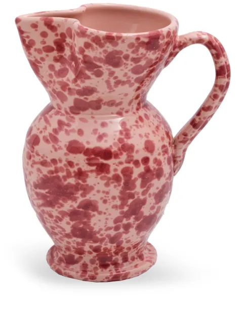 Cabana Speckled ceramic pitcher (26.5cm x 15cm) Pink TTJUG10SPK2H0301