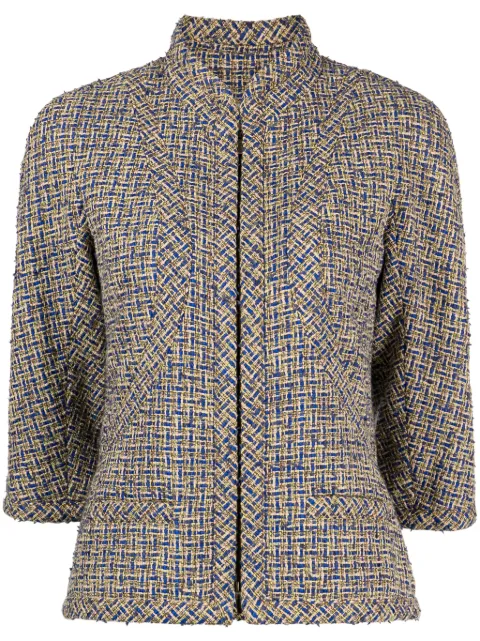 CHANEL Pre-Owned single-breasted tweed jacket Multicolour CSAH0720CHAJCK3R
