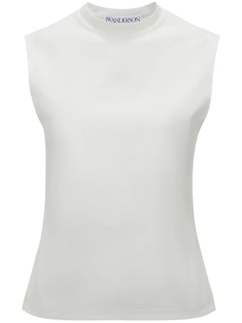 JW Anderson logo-embroidered tank top White JO0216PG0999001