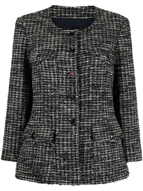 CHANEL Pre-Owned single-breasted tweed jacket Black CSLM0720CHAJCK2R