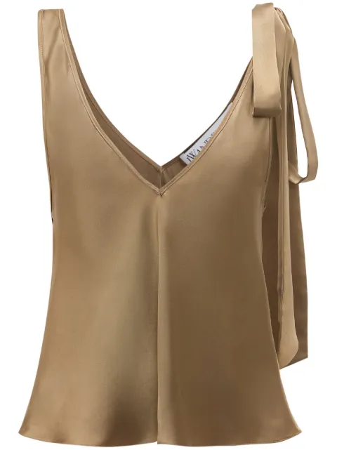 JW Anderson sleeveless silk top Brown TP0331PG1554589