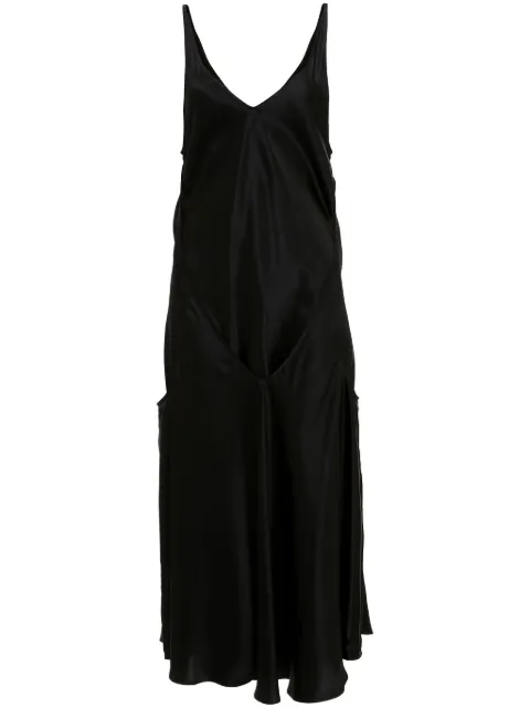 JW Anderson sleeveless silk midi dress Black DR0431PG1554999