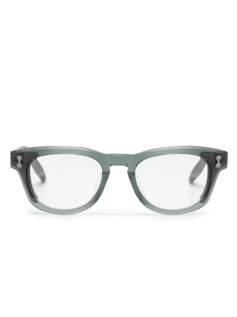 Akoni Orion square-frame glasses Grey AKX410B50BLUPLD