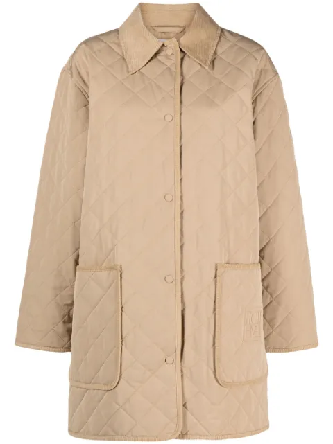 TOTEME quilted barn jacket Neutrals 241WRO1022FB0169091