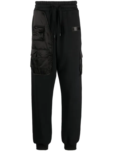 Moschino cargo cotton track pants Black J03172026