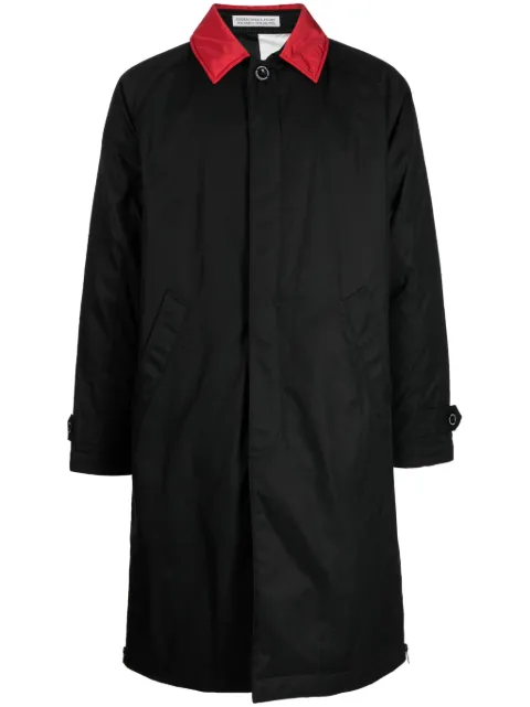 Undercover x FRGMT logo-print parka coat Black UC2C93012