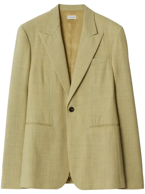 Burberry tailored wool blazer Green 8080488