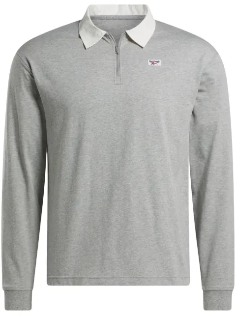 Reebok Court Sport half-zip cotton sweatshirt Grey 100076423