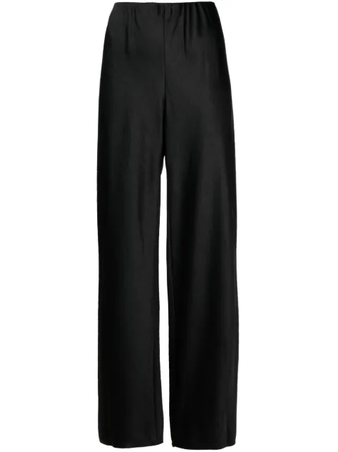 Vince straight-leg satin trousers Black V995521907