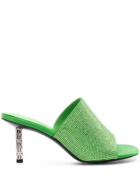 Givenchy G Cube heeled sandals Green BE3083E1XV