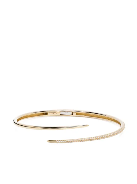 Adina Reyter 14kt yellow gold Thorn diamond cuff bracelet Gold B419THRNY14