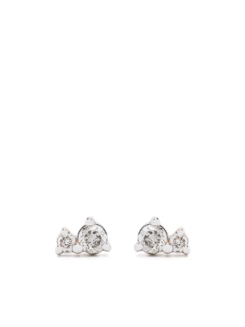 Adina Reyter 14kt yellow gold diamond amigos post-stud earrings Gold E544TTDAY14