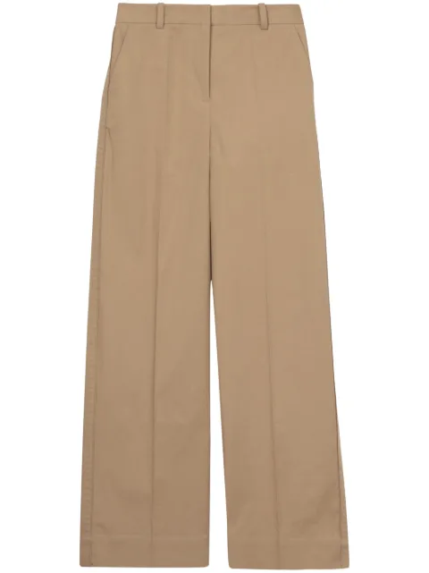 3.1 Phillip Lim distressed wide-leg trousers Neutrals E24150124COU